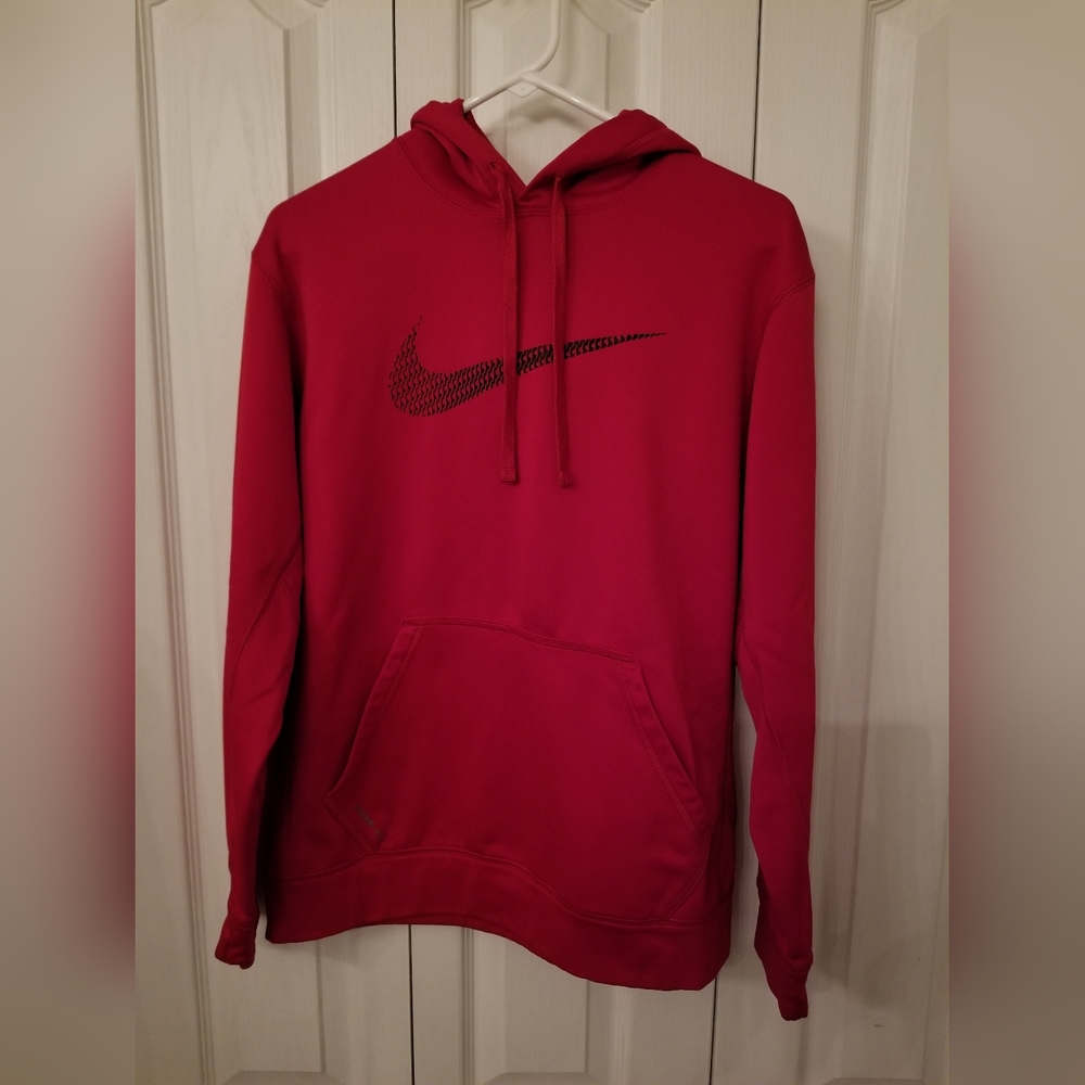 Red Nike Dri-fit sweatshirt